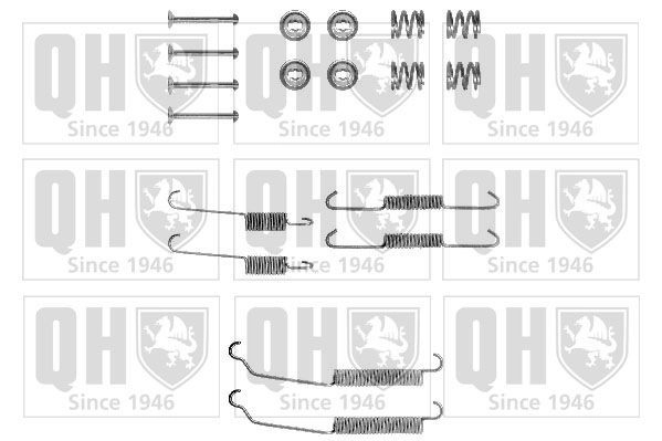 Kit de montaje de zapatas de freno traseras para Renault 21  L48